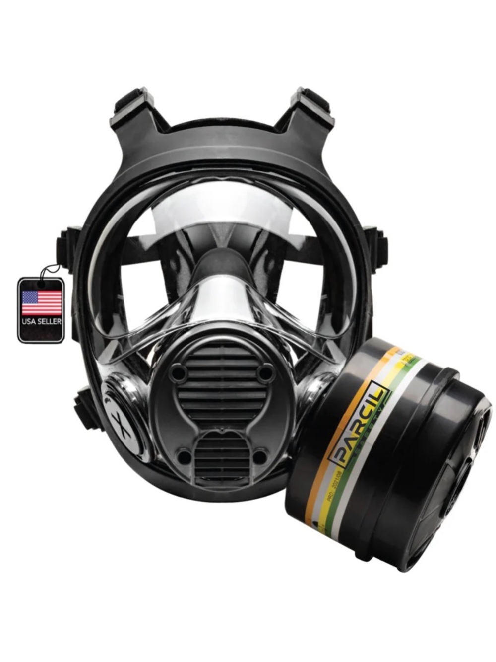 Parcil Safety NB-100 Full Face Respirator Gas‎ Mask NWT
